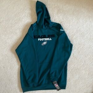 NFL team apparel Reebok Eagles Hoodie Sweatshirt with tags size xl